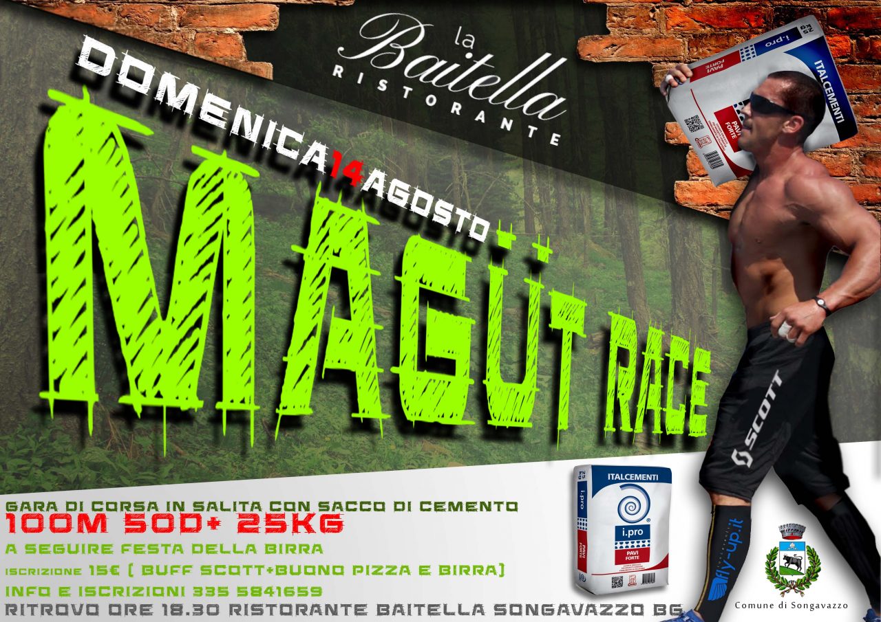 Magüt Race, vera sfida bergamasca 25 kg di cemento in spalla e correre