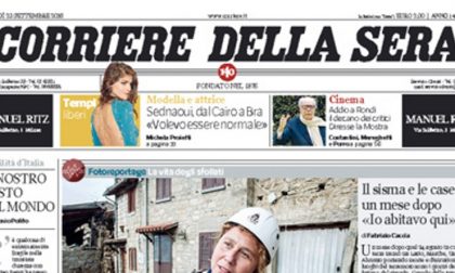Le prime pagine dei giornali venerdì 23 settembre 2016