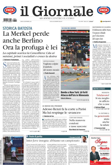 [NAZIONALE - 1] GIORN/INTERNI/PAG-PRIMA ... 19/09/16