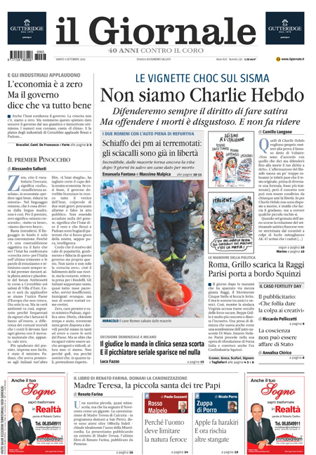 [NAZIONALE - 1] GIORN/INTERNI/PAG-PRIMA ... 03/09/16