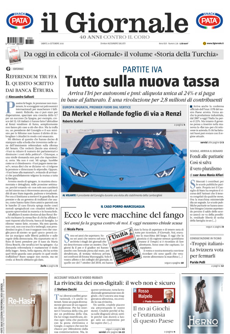 [NAZIONALE - 1] GIORN/INTERNI/PAG-PRIMA ... 24/09/16