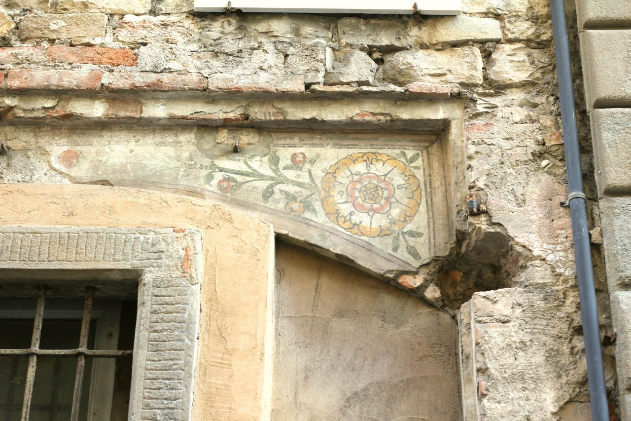 I fiori nascosti sui muri di Bergamo