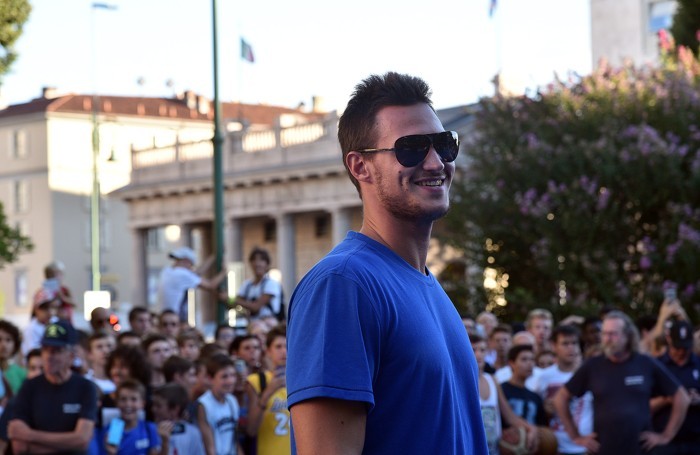 Il grazie di Gallinari a Bergamo «Un evento trasformatosi in festa»
