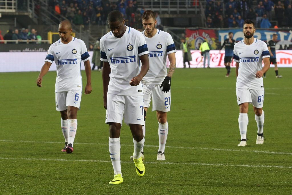 Soccer: serie A, Atalanta-Inter