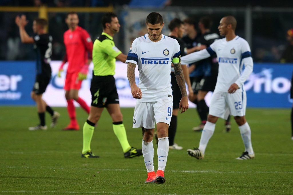 Soccer: serie A, Atalanta-Inter