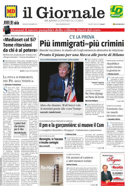 [NAZIONALE - 1] GIORN/INTERNI/PAG-PRIMA ... 23/11/16