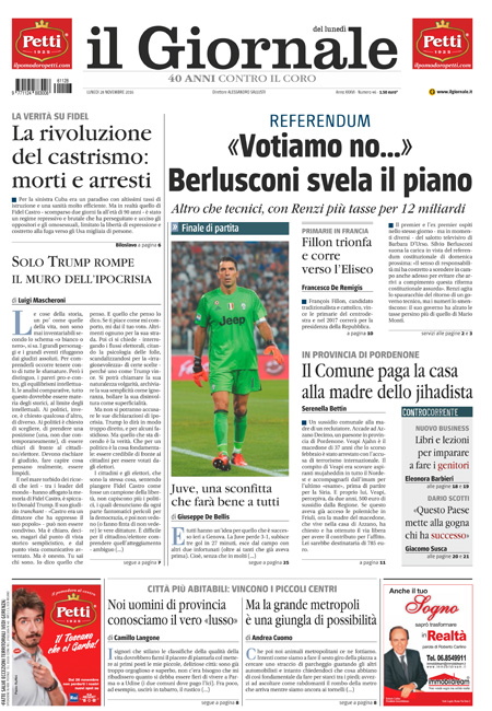 [NAZIONALE - 1] GIORN/INTERNI/PAG-PRIMA ... 28/11/16