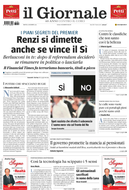 [NAZIONALE - 1] GIORN/INTERNI/PAG-PRIMA ... 29/11/16