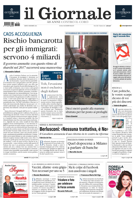 [NAZIONALE - 1] GIORN/INTERNI/PAG-PRIMA ... 05/11/16