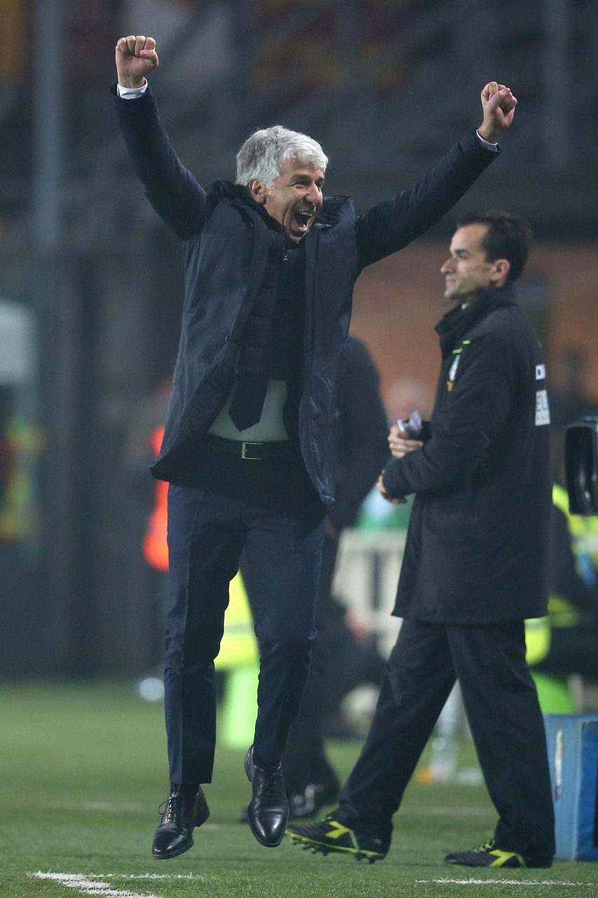 Gli occhi lucidi di mister Gasperini «Questo entusiasmo è bellissimo»