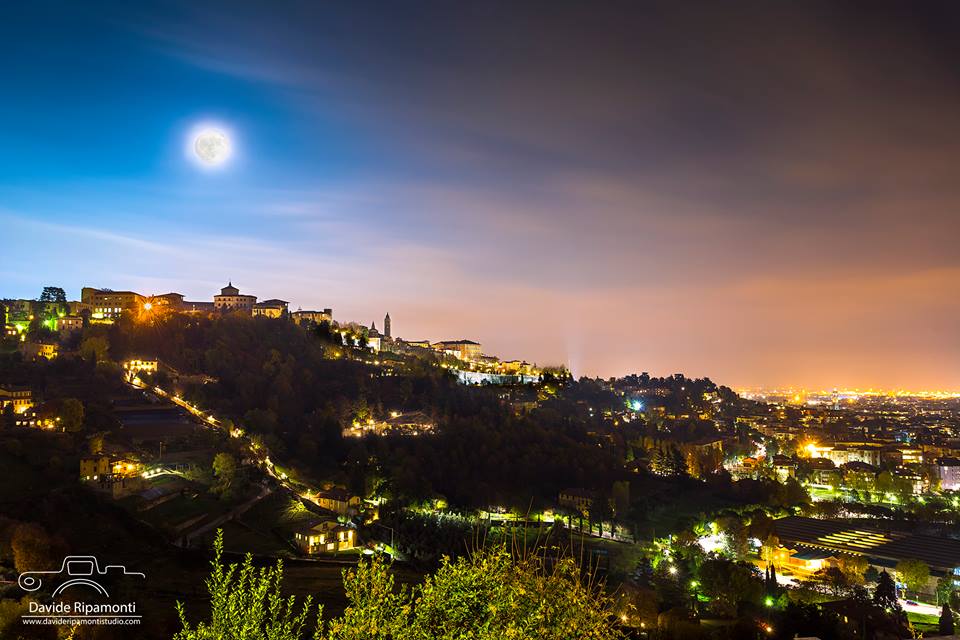 Città Alta e la Superluna – Davide Ripamonti