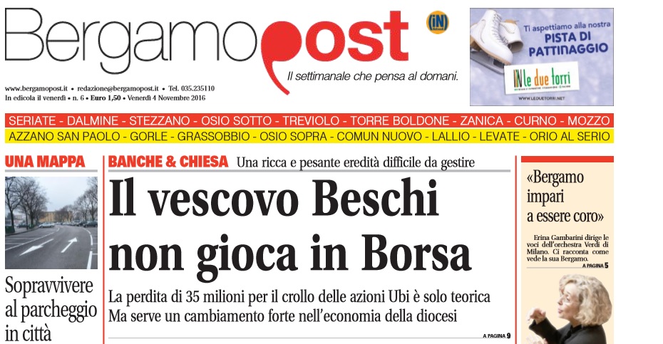 Cosa c’è nel sesto BergamoPost che dal 4 novembre è in edicola