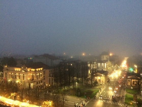Nebbia e luci – Michela
