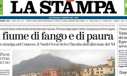 Le prime pagine dei giornali venerdì 25 novembre 2016