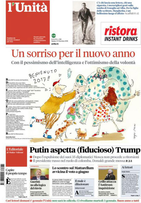 Le prime pagine di oggi