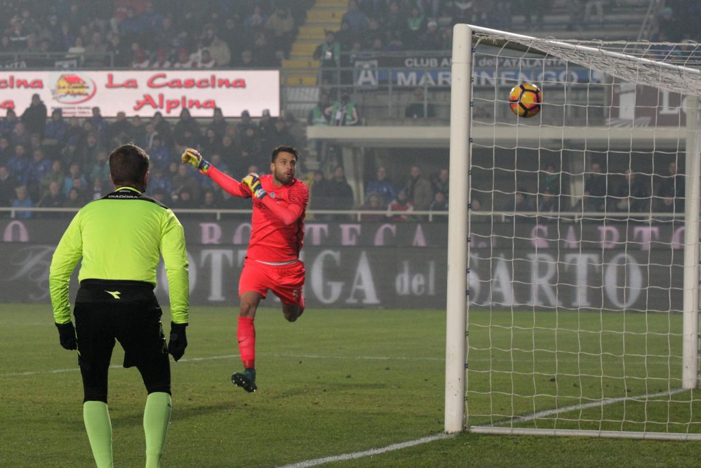 Udinese's midfielder Seko Fofana (Not pictured) celebrates after scoring the 1-2 goal during the Italian Serie A soccer match Atalanta vs Roma at Stadio Atleti Azzurri d'Italia in Bergamo, Italy, 11 December 2016.  ANSA/PAOLO MAGNI