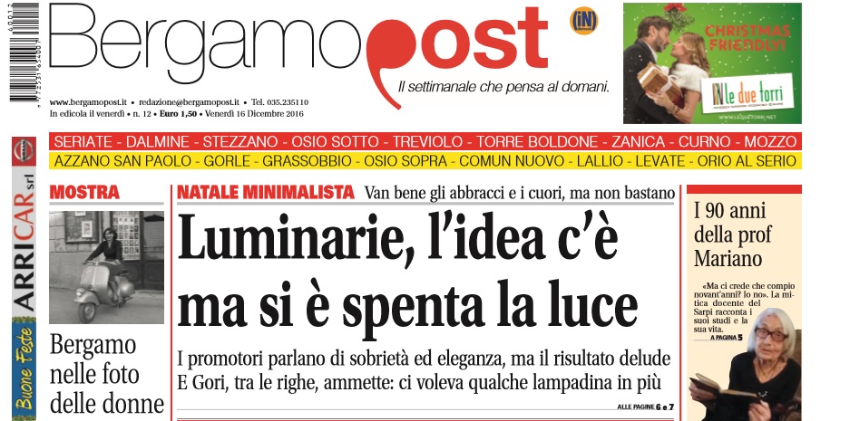 Cosa c’è nel nuovo BergamoPost che dal 16 dicembre è in edicola