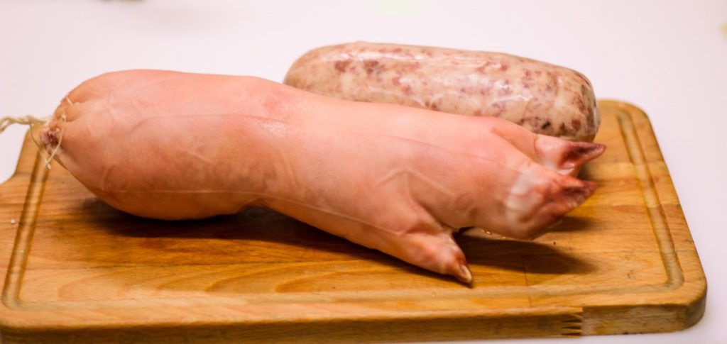 In Macelleria Lorenzi a Treviolo Un signor zampone bergamasco