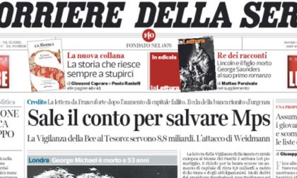 Le prime pagine dei giornali martedì 27 dicembre 2016