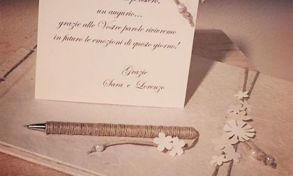 Cuori di carta ad Azzano S. Paolo Un tocco di poesia per gli sposi