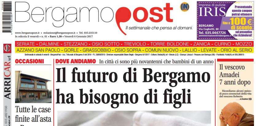 Cosa c’è nel nuovo BergamoPost che dal 6 gennaio è in edicola