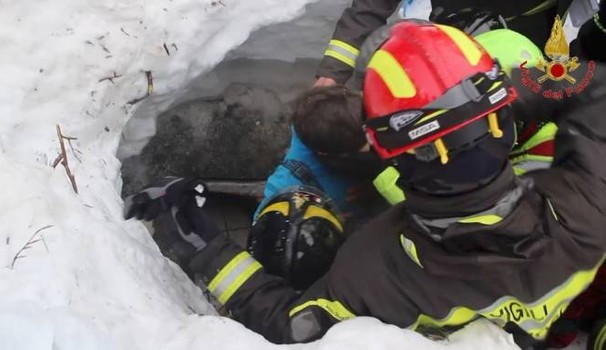 I bambini salvati dalla slavina Il miracolo dell’Hotel Rigopiano