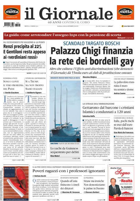 [NAZIONALE - 1] GIORN/INTERNI/PAG-PRIMA ... 21/02/17