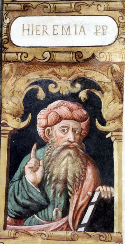 Baschenis C. il Vecchio (1564), Geremia-Chiesa di San Bernardino