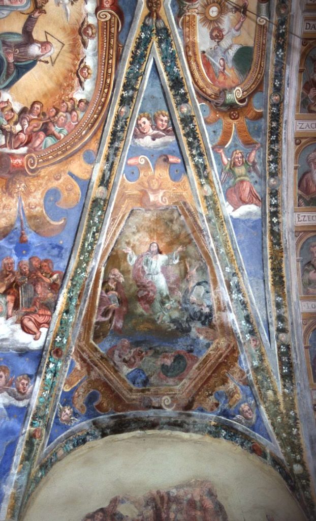 Baschenis il Vecchio C. sec. XVII, Ascensione di Gesù Cristo-Chiesa della Santissima Trinità