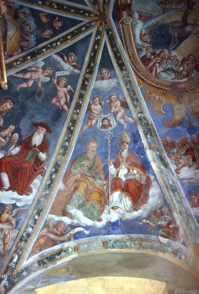 Baschenis il Vecchio C. sec. XVII, S. Marco e S. Agostino-Chiesa della Santissima Trinità