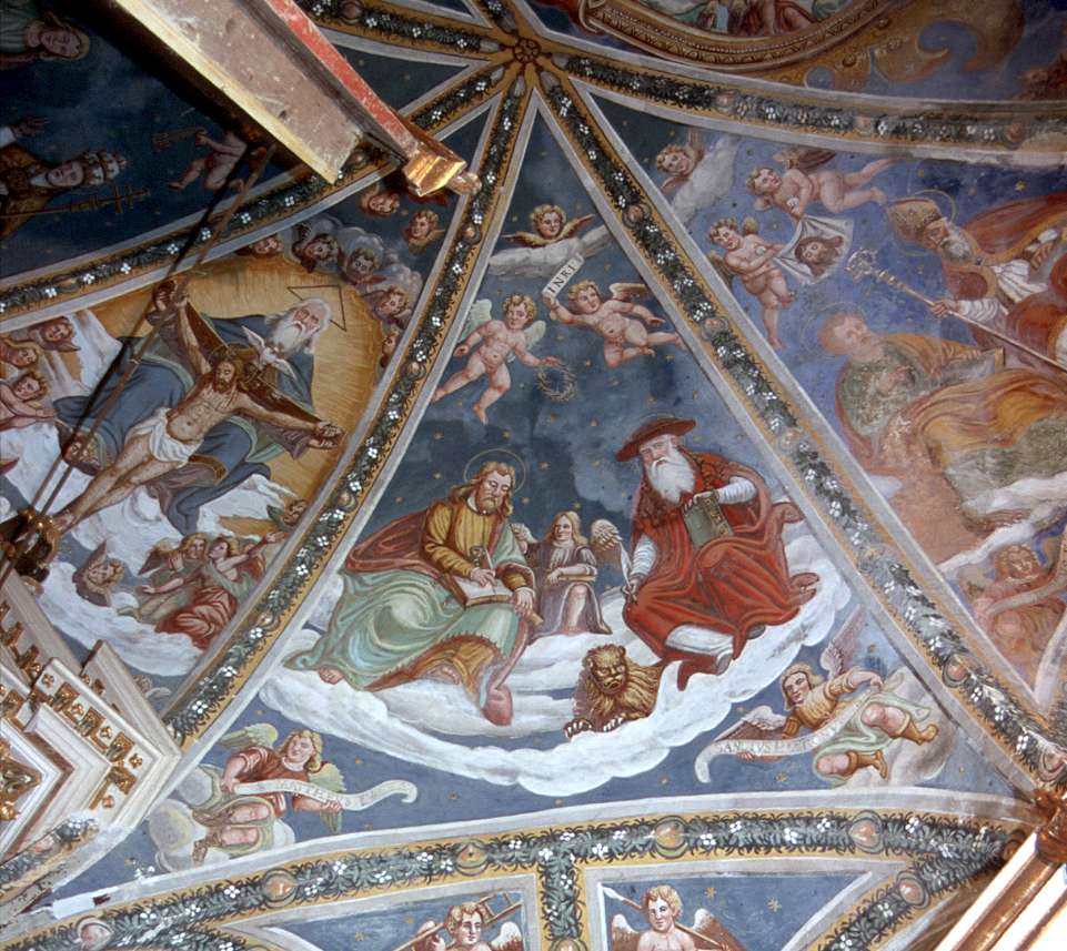 Baschenis il Vecchio C. sec. XVII, S. Matteo e S. Girolamo-Chiesa della Santissima Trinità