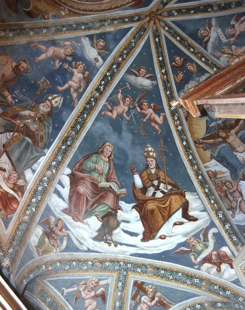 Baschenis il Vecchio sec. XVII, S. Giovanni e S. Gregorio-Chiesa della Santissima Trinità
