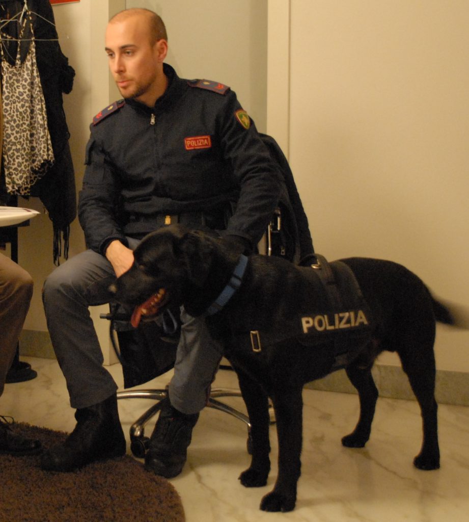 Matteo Palladinetti e il cane Leo 3