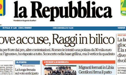 Le prime pagine dei giornali venerdì 3 febbraio 2017