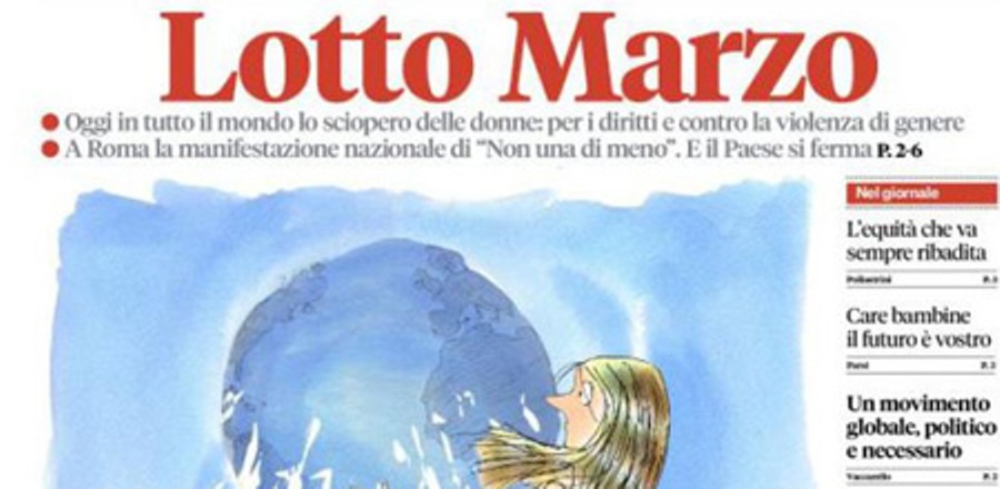 Le prime pagine dei giornali mercoledì 8 marzo 2017