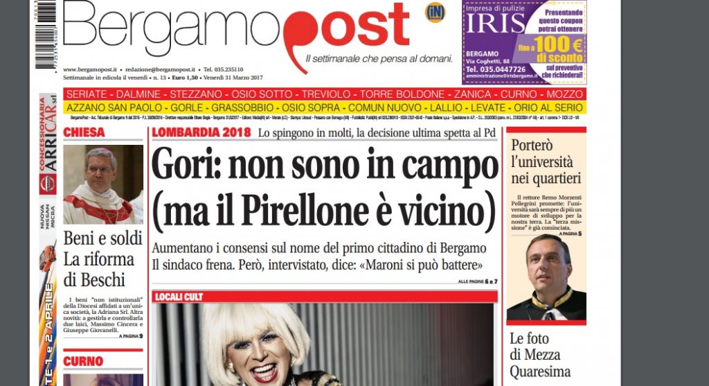 Cosa c’è nel nuovo BergamoPost che dal 31 marzo è in edicola