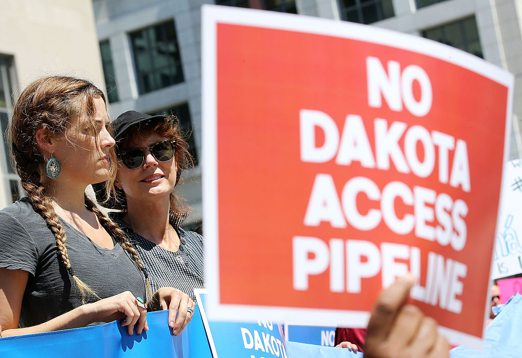 Rally In Support Of A Lawsuit Against The Army Corps Of Engineers To Protect Water & Land From The Dakota Access Pipeline