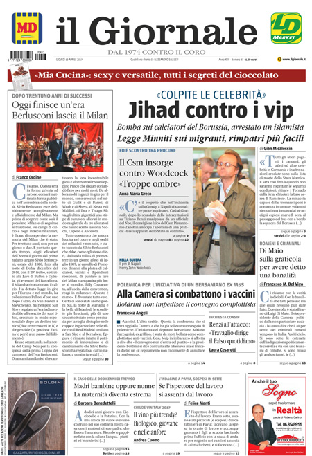 [NAZIONALE - 1] GIORN/INTERNI/PAG-PRIMA ... 13/04/17