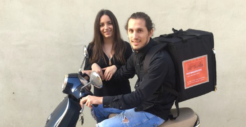 Flying food, la start up made in Bg per la consegna del cibo a domicilio