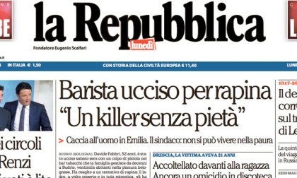 Le prime pagine dei giornali lunedì 3 aprile 2017