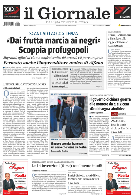 [NAZIONALE - 1] GIORN/INTERNI/PAG-PRIMA ... 16/05/17