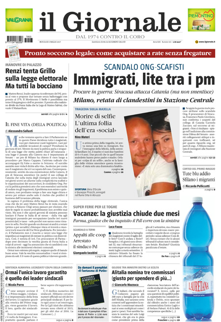 [NAZIONALE - 1] GIORN/INTERNI/PAG-PRIMA ... 03/05/17