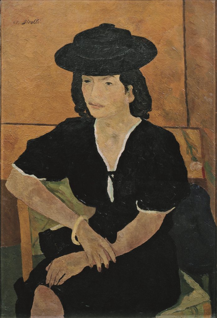 SIGNORA CON CAPPELLO (RITRATTO DI ENRICA CAVALLO)