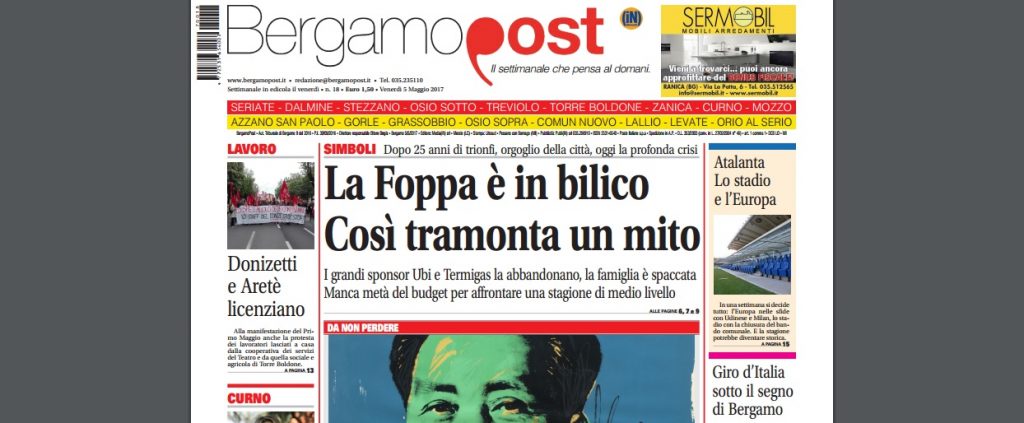 Cosa c’è nel nuovo BergamoPost che dal 5 maggio è in edicola