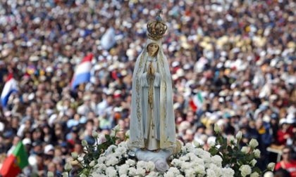Cent'anni dall'apparizione di Fatima La statua in questi giorni a Bergamo