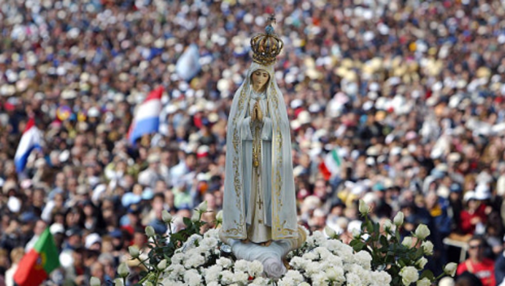 Cent’anni dall’apparizione di Fatima La statua in questi giorni a Bergamo