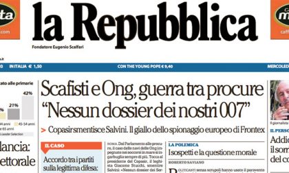 Le prime pagine dei giornali mercoledì 3 maggio 2017