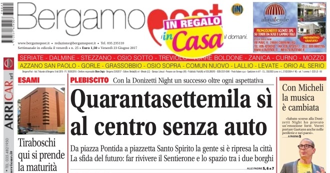 Cosa c’è nel nuovo BergamoPost che dal 23 giugno è in edicola