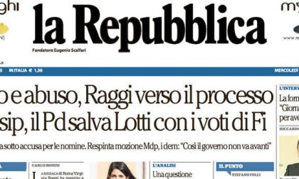 Le prime pagine dei giornali mercoledì 21 giugno 2017