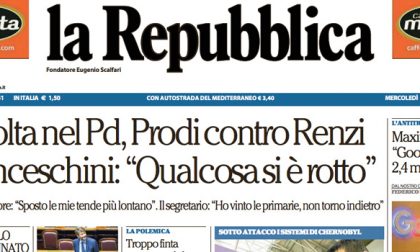 Le prime pagine dei giornali mercoledì 28 giugno 2017